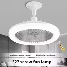 🌬️💡 Ventilateur de Plafond avec Lumière – Socket Ceiling Fan Light (avec Télécommande)