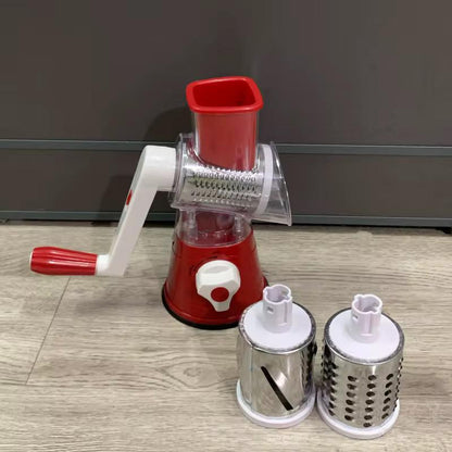Râpe Rotative 3-en-1 : Simplifiez Votre Cuisine