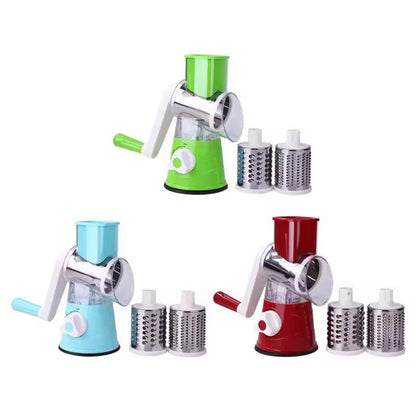 Râpe Rotative 3-en-1 : Simplifiez Votre Cuisine