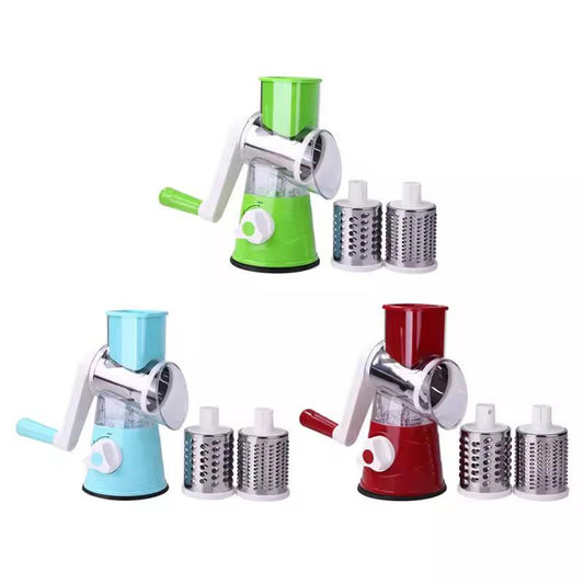 Râpe Rotative 3-en-1 : Simplifiez Votre Cuisine