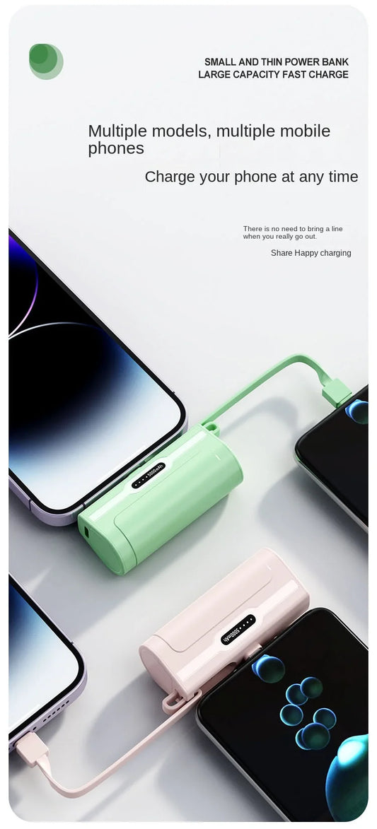 MINI POWER BANK 2 EN 1 -10000Mah