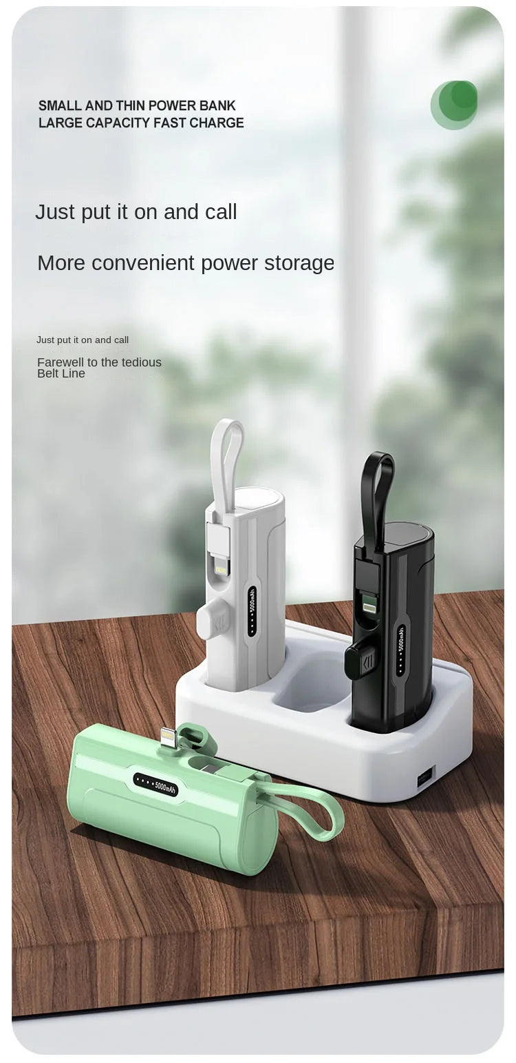 MINI POWER BANK 2 EN 1 -10000Mah