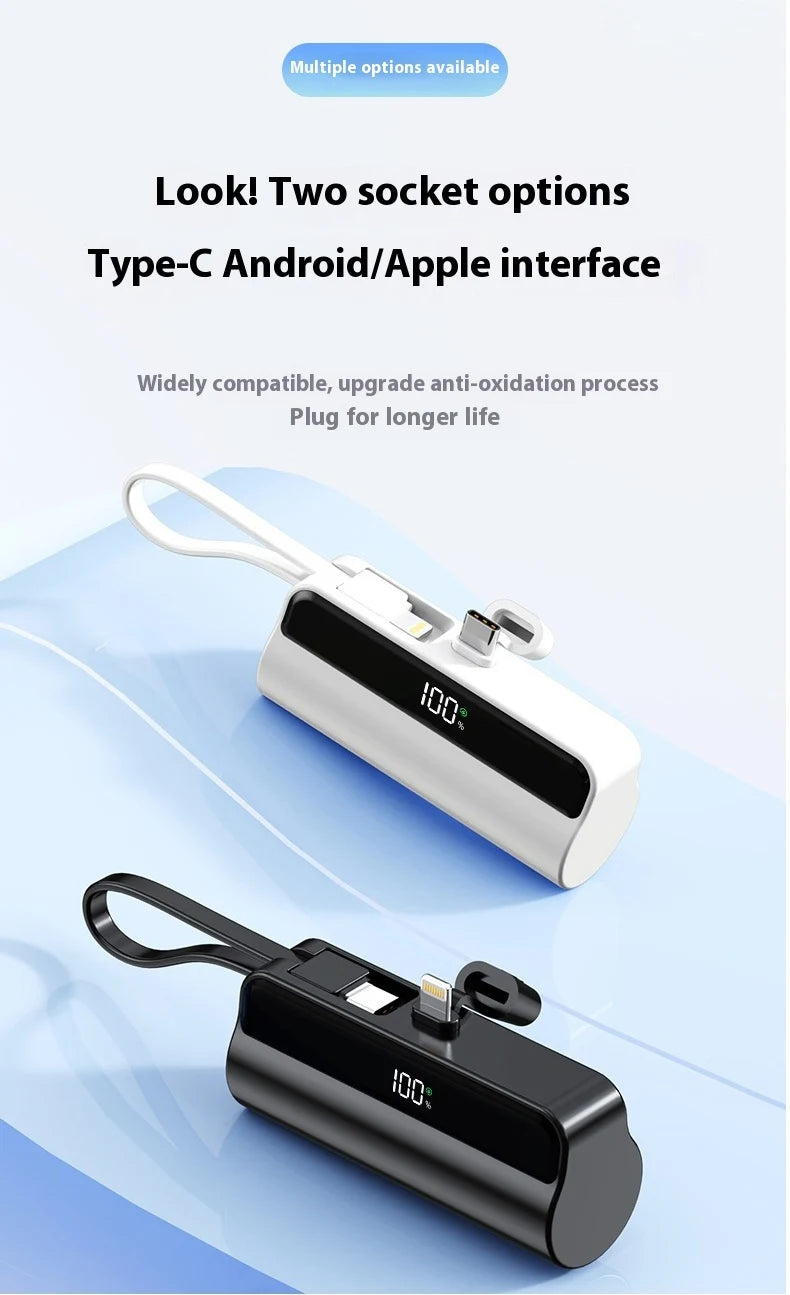 MINI POWER BANK 2 EN 1 -10000Mah