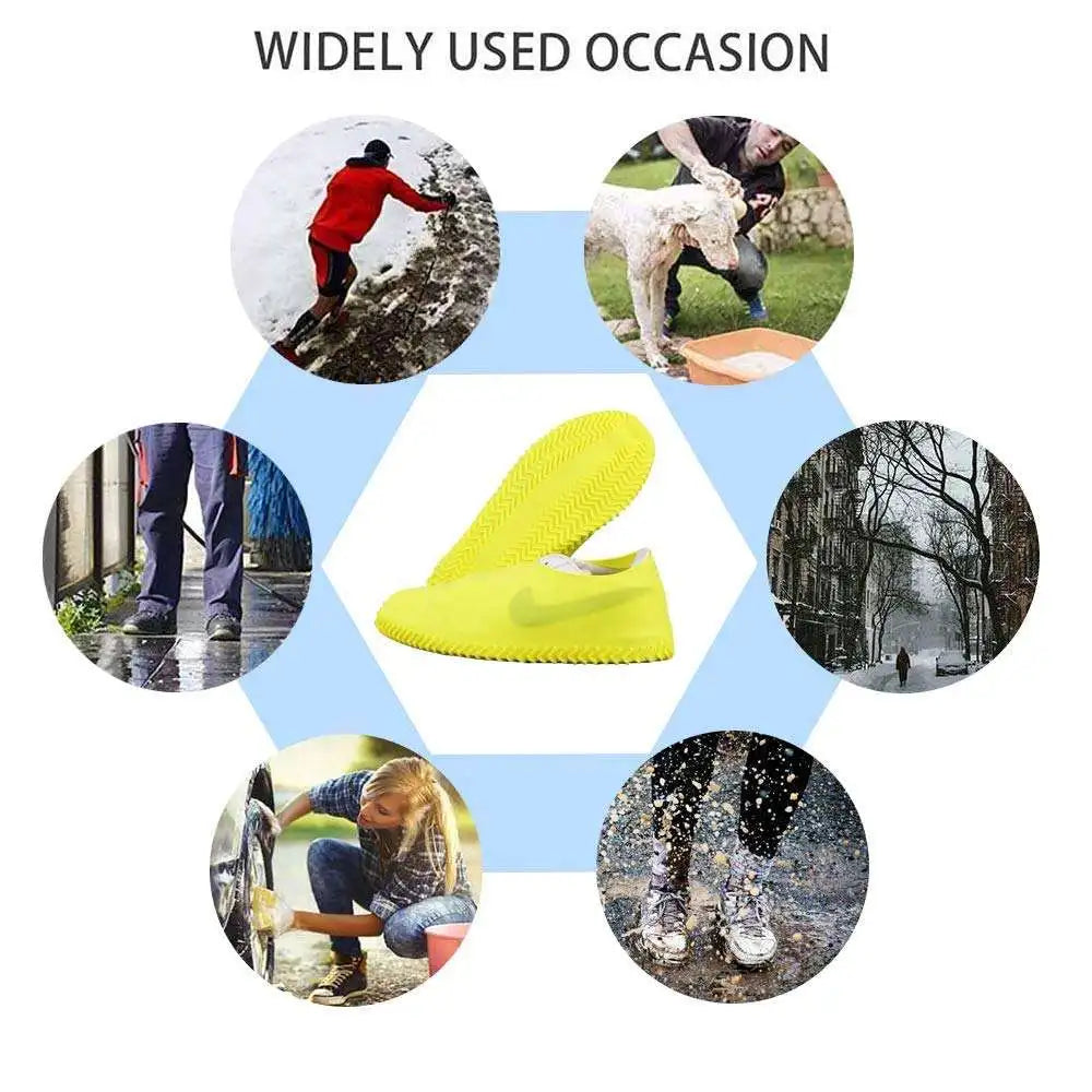 Couvre-chaussures de pluie imperméables réutilisables