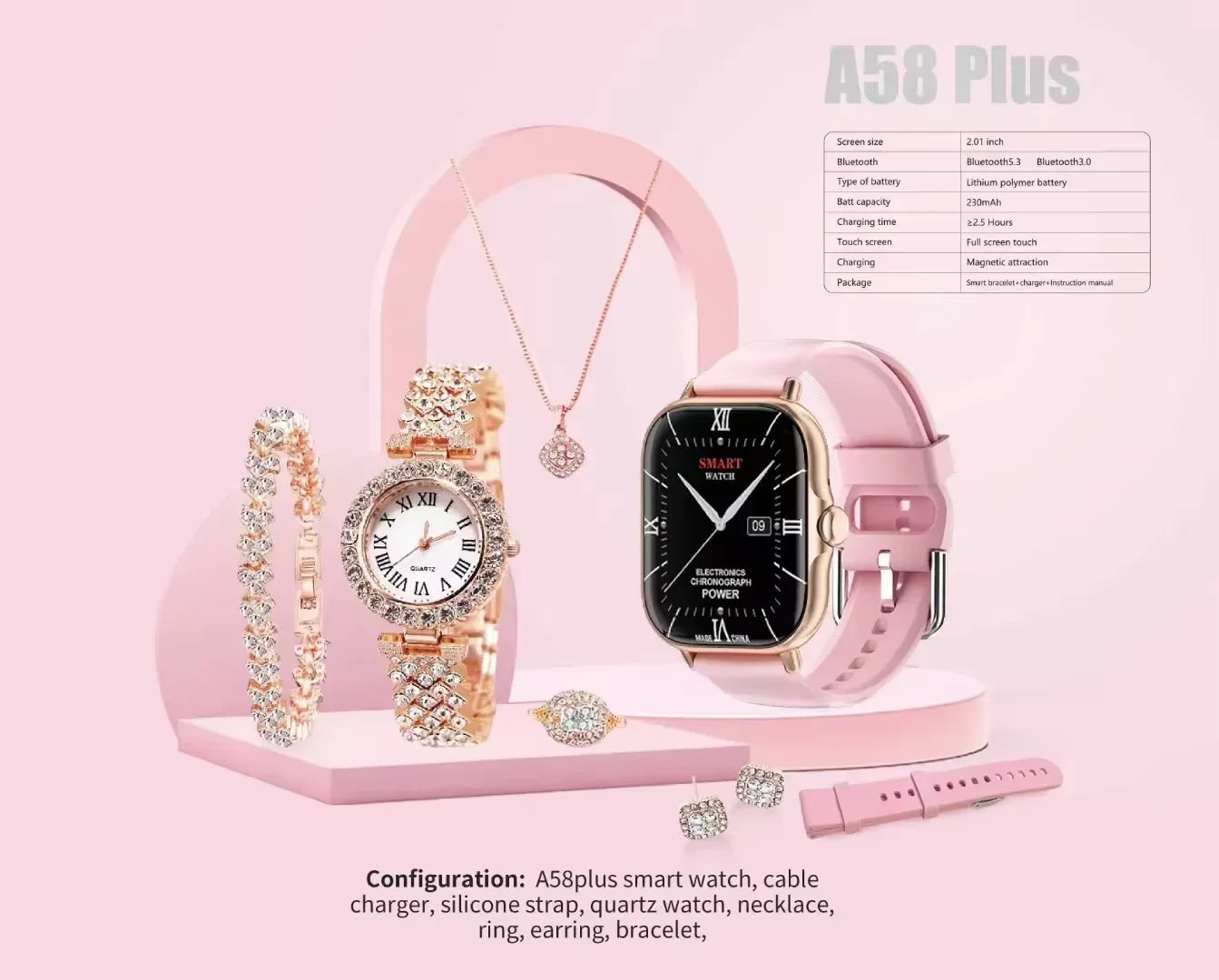 COFFRET DE MONTRE POUR FEMME A58 PLUS